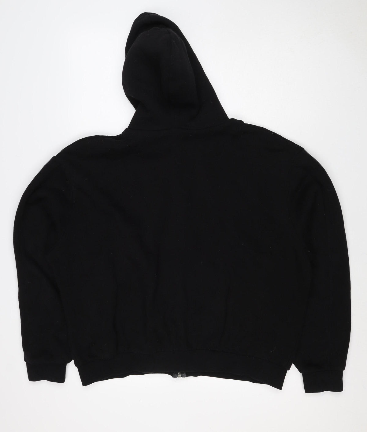 boohooMAN Men’s Black Pink Graphic Full Zip Hoodie M