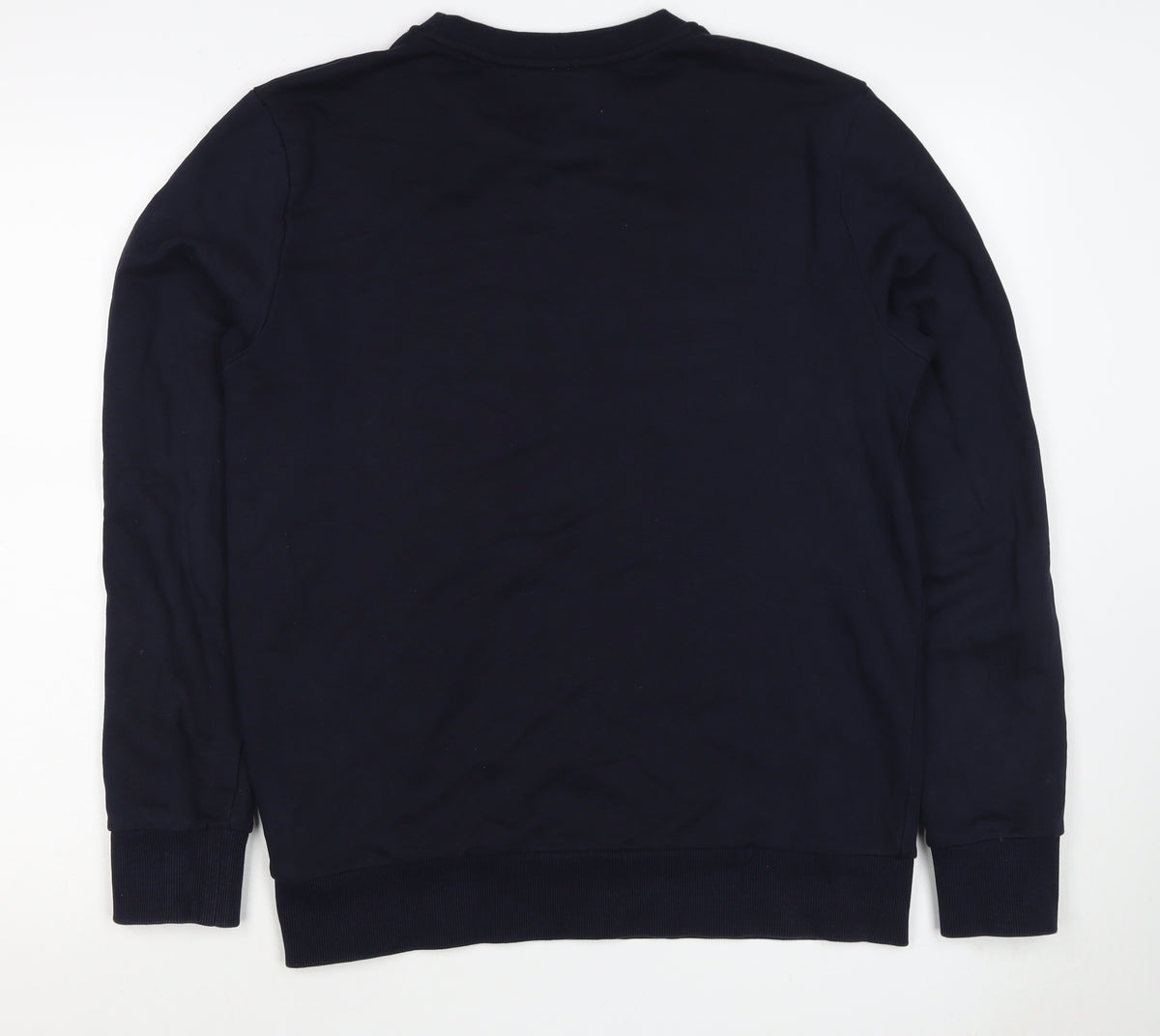 Calvin Klein Jeans Men’s Navy Blue M Logo Crew Neck Pullover Sweatshirt