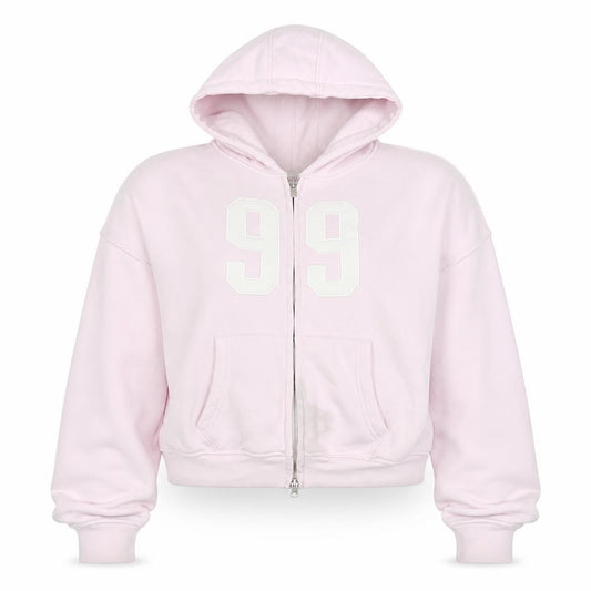SistersandSeekers Women’s Pink XL 99 Full Zip Hooded Fleece Hoodie