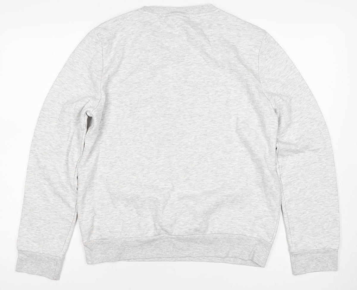 Disney Women’s Grey Mickey Mouse Graphic Pullover Sweatshirt S 10/12