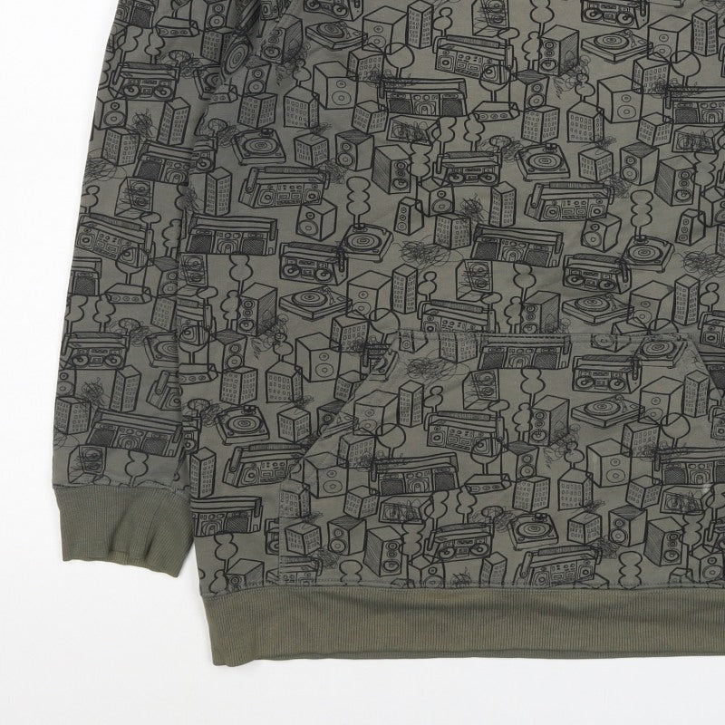 La Redoute Teens Grey M Pullover Graphic Music Sweatshirt