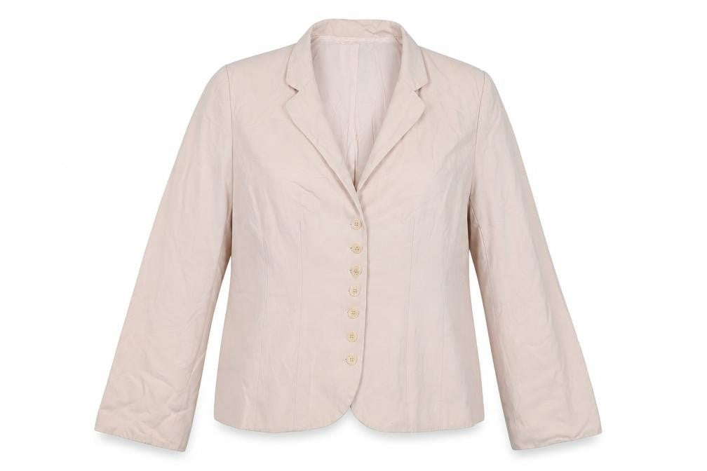 Kaliko Women Pink UK 16 Silk Blend Single-Breasted Blazer Jacket