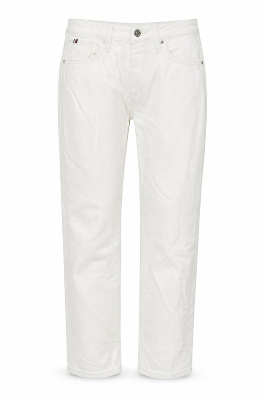 Tommy Hilfiger Women White Straight Jeans W28 L28 Stretch Cotton