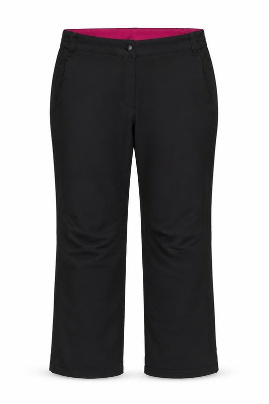 Crane Women Black Size 16 Snow Pants Straight Leg Stretch Pockets