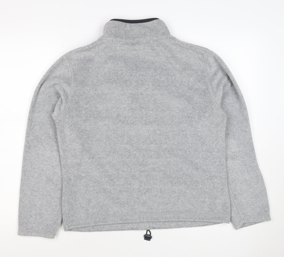 U-RIGHT Women’s Grey Fleece 1/4 Zip Pullover Sweatshirt Size L