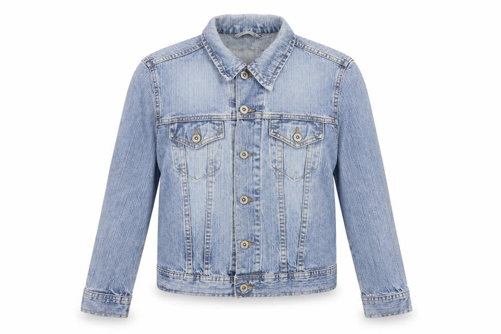 River Island Women’s Blue Denim Jacket Size 14 Button Up