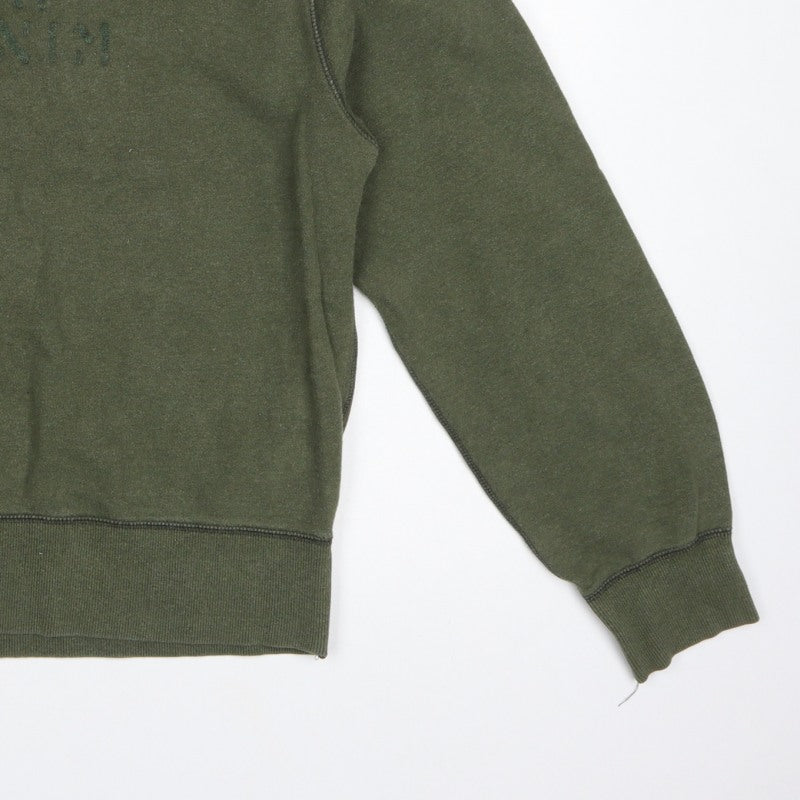 Gap Men’s Green S Pullover Crew Neck Logo Fleece Sweatshirt