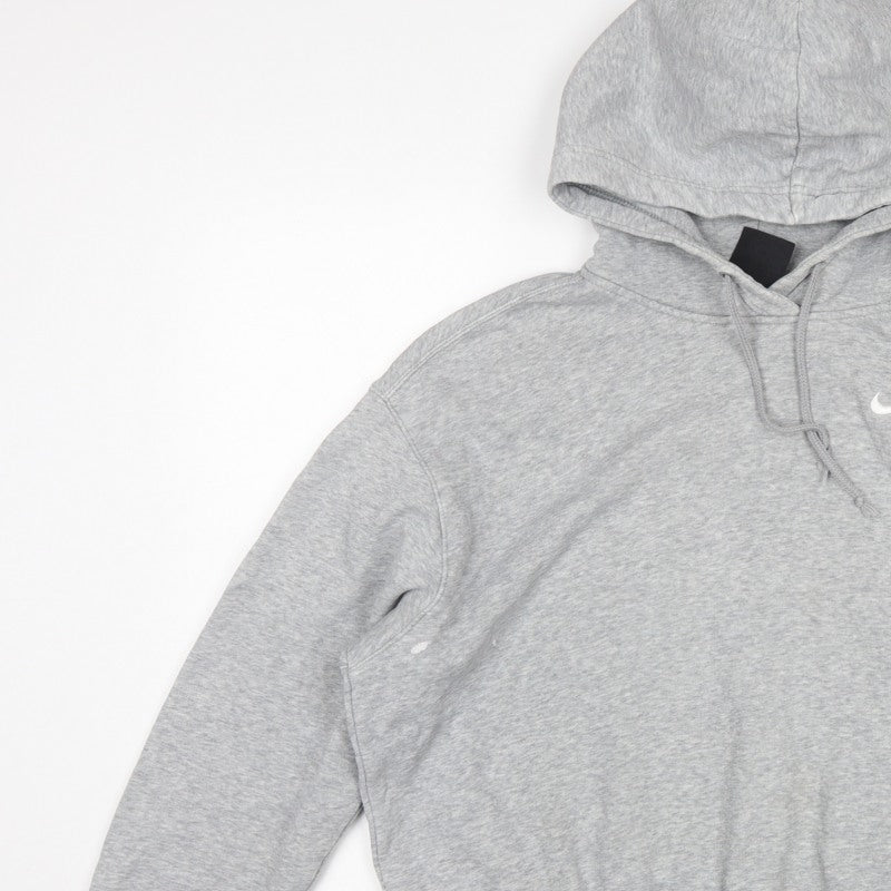 Nike Women’s Grey S Pullover Hoodie Logo Fleece Drawstring