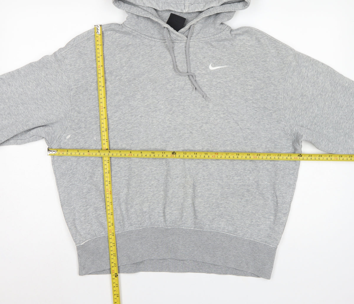 Nike Women’s Grey S Pullover Hoodie Logo Fleece Drawstring