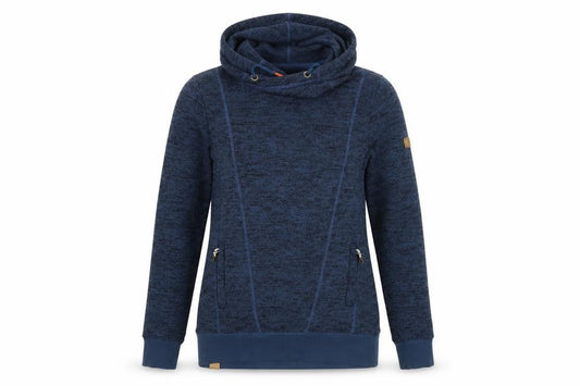 Roxy Women’s Blue UK 10 Pullover Hooded Fleece Sweatshirt Zip Pockets