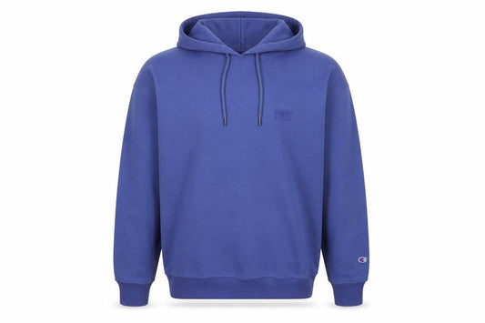 Champion Men’s Blue M Pullover Hoodie Logo Hooded Sweatshirt