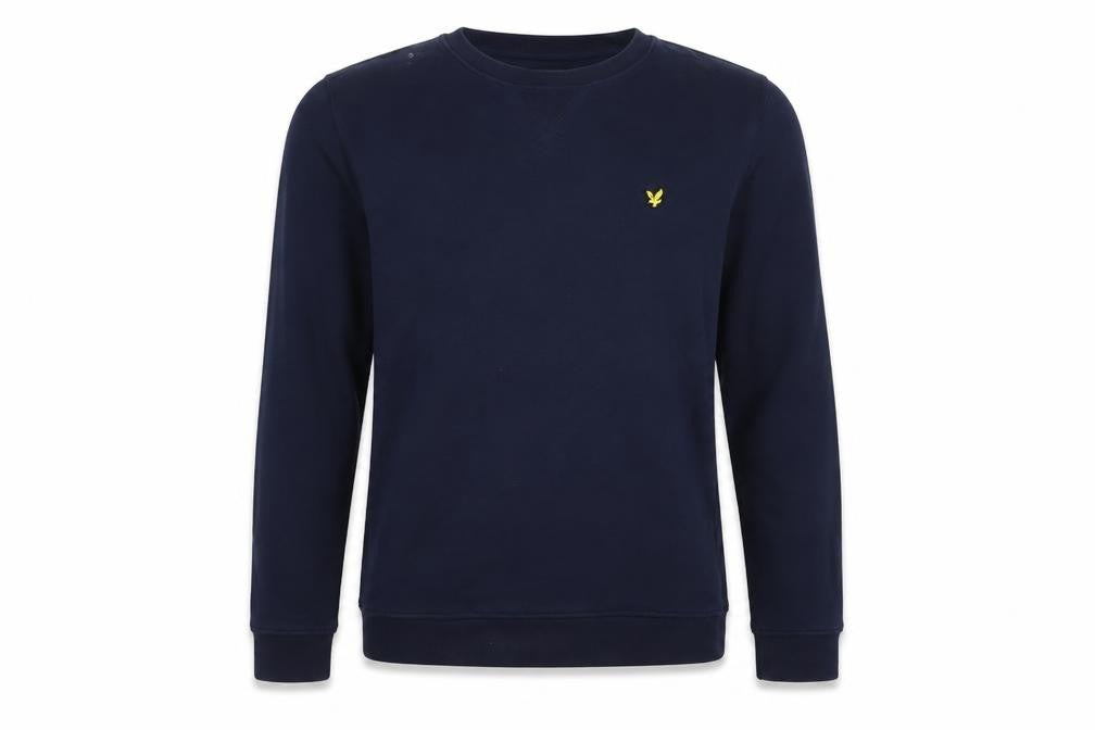 Lyle & Scott Boys Blue 14-15 Years Crew Neck Logo Pullover Sweatshirt