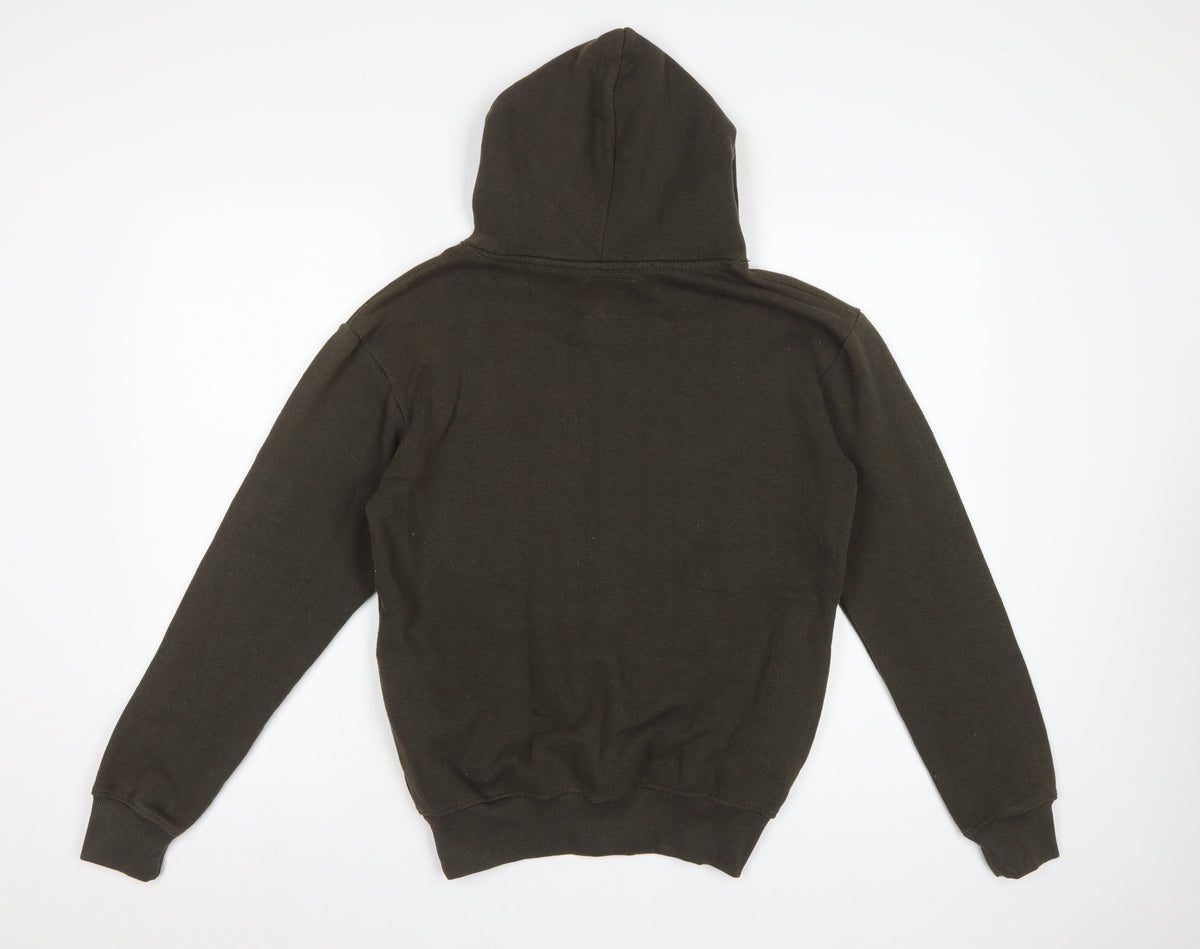 Twisted Soul Men’s Brown XS Pullover Hoodie Camo Logo Graphic