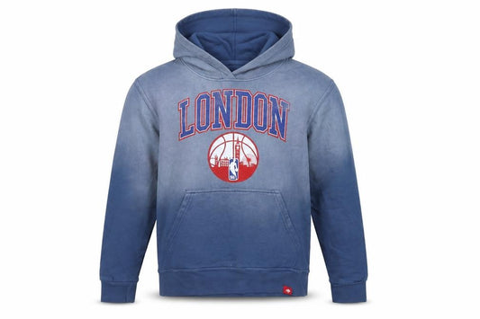 Sportiq Boys Blue XL London NBA Basketball Graphic Pullover Hoodie