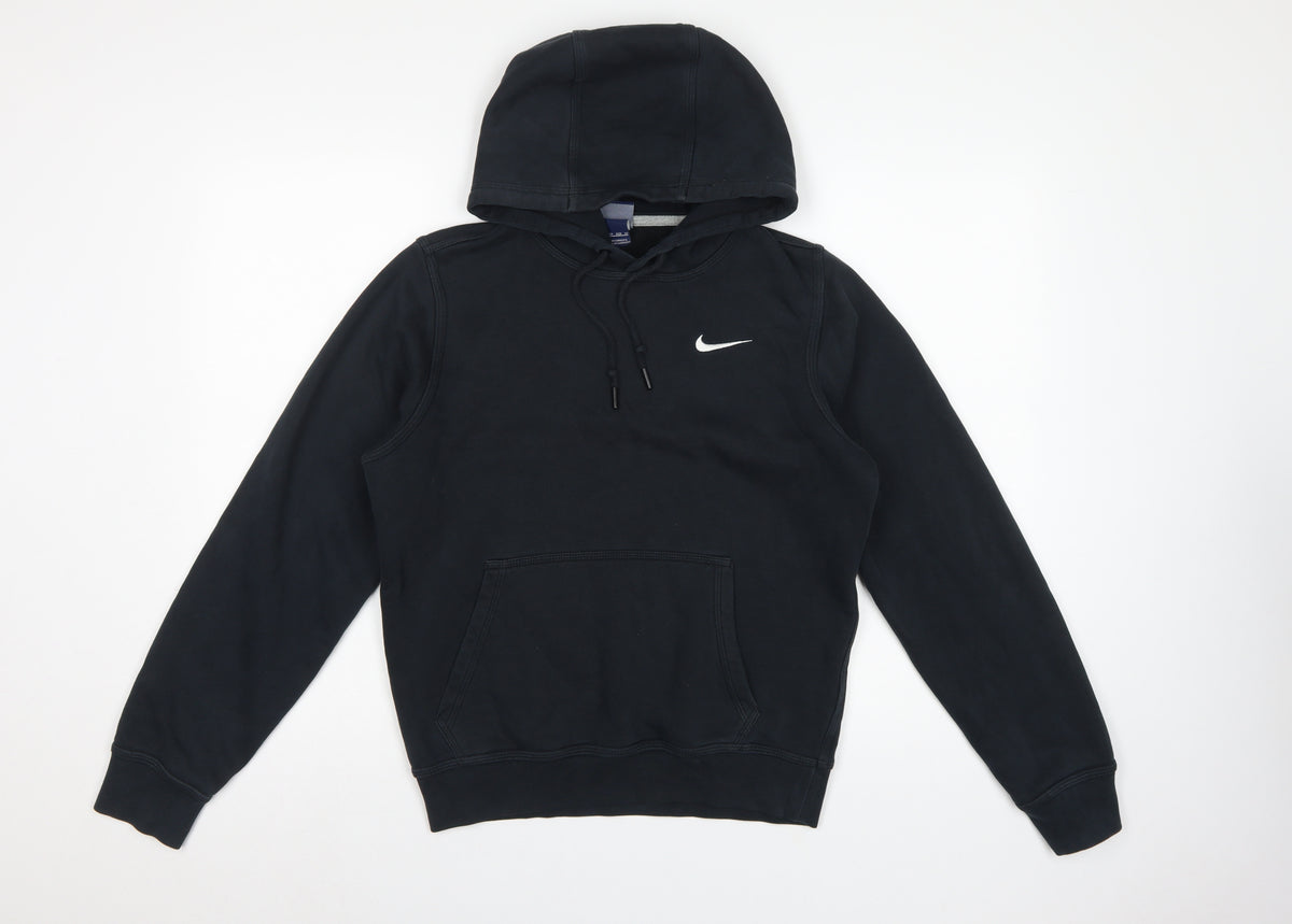Nike Women’s Black XS Pullover Hoodie Logo Kangaroo Pocket