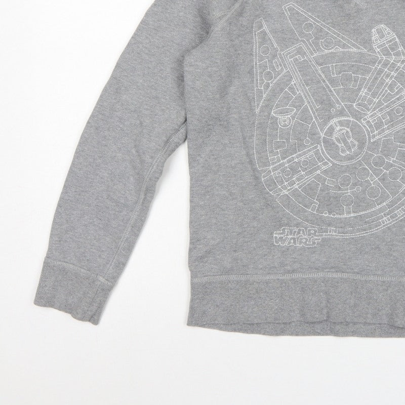Gap Girls Grey 12 Years Pullover Star Wars Millennium Falcon Sweatshirt