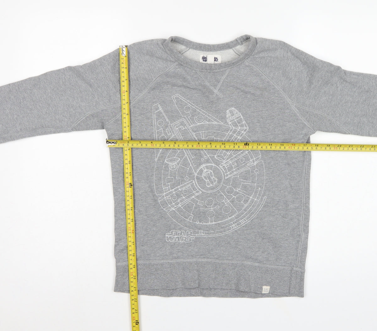 Gap Girls Grey 12 Years Pullover Star Wars Millennium Falcon Sweatshirt