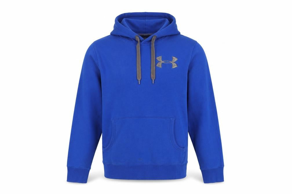Under Armour Men Blue M Pullover Hoodie Charged Cotton Storm