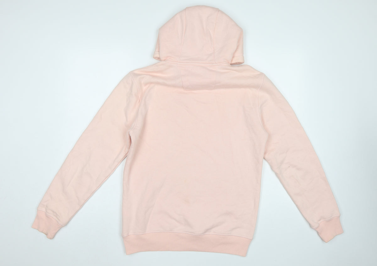 F&F Men’s Pink S Pullover Hoodie Hooded Pocket Sweatshirt