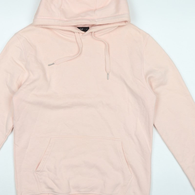 F&F Men’s Pink S Pullover Hoodie Hooded Pocket Sweatshirt