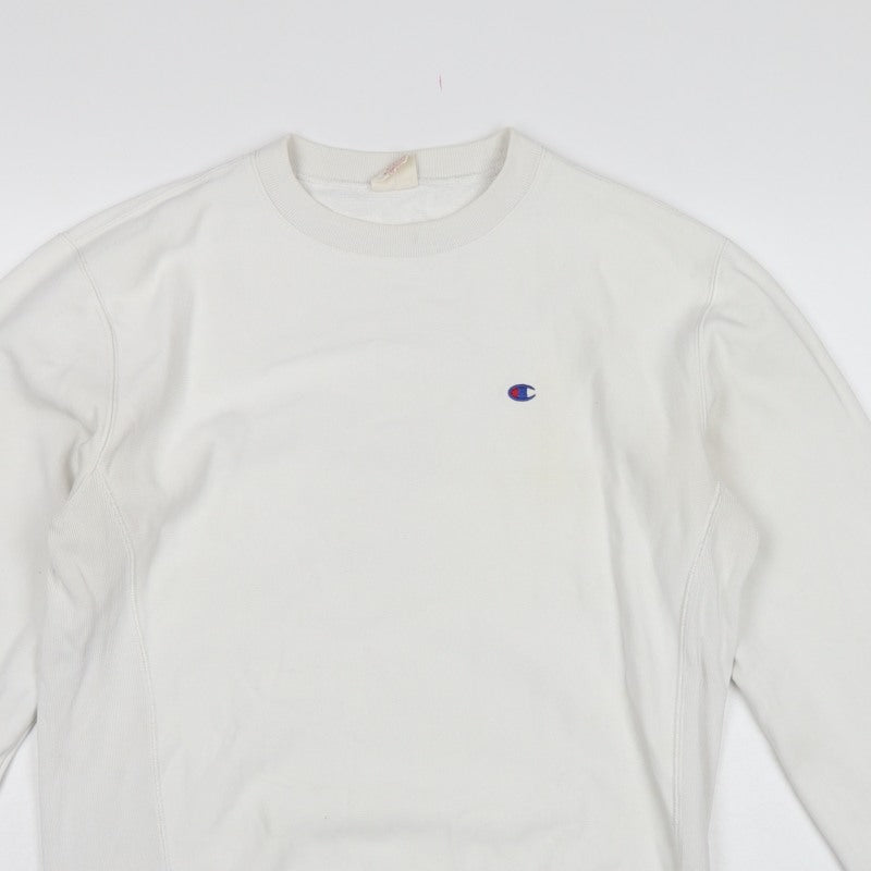 Champion Men’s Ivory XL Reverse Weave Crew Neck Pullover Sweatshirt