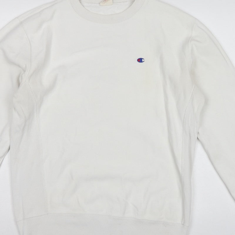 Champion Men’s Ivory XL Reverse Weave Crew Neck Pullover Sweatshirt