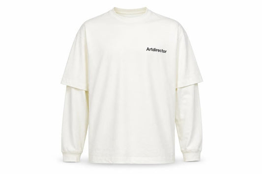 Zara Men Ivory M ArtDirector Graphic Print Crew Neck Pullover Sweatshirt