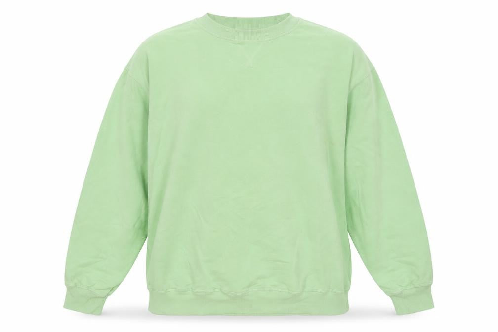 H&M Divided Women Green M Raglan Crew Neck Pullover Sweatshirt