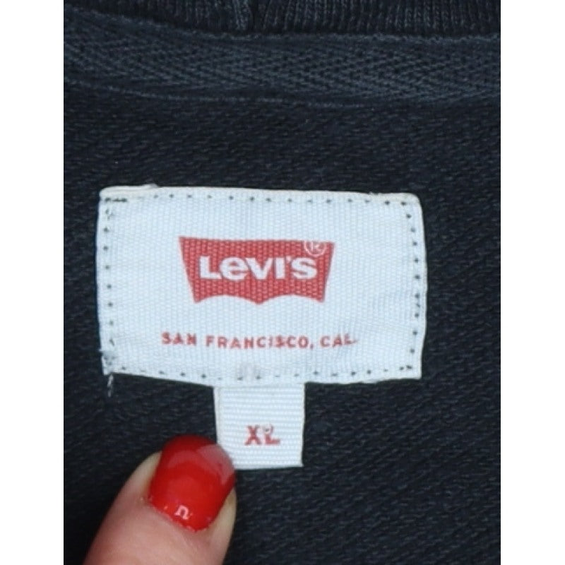 Levi's Men's Black XL Camo Logo Graphic Pullover Hoodie