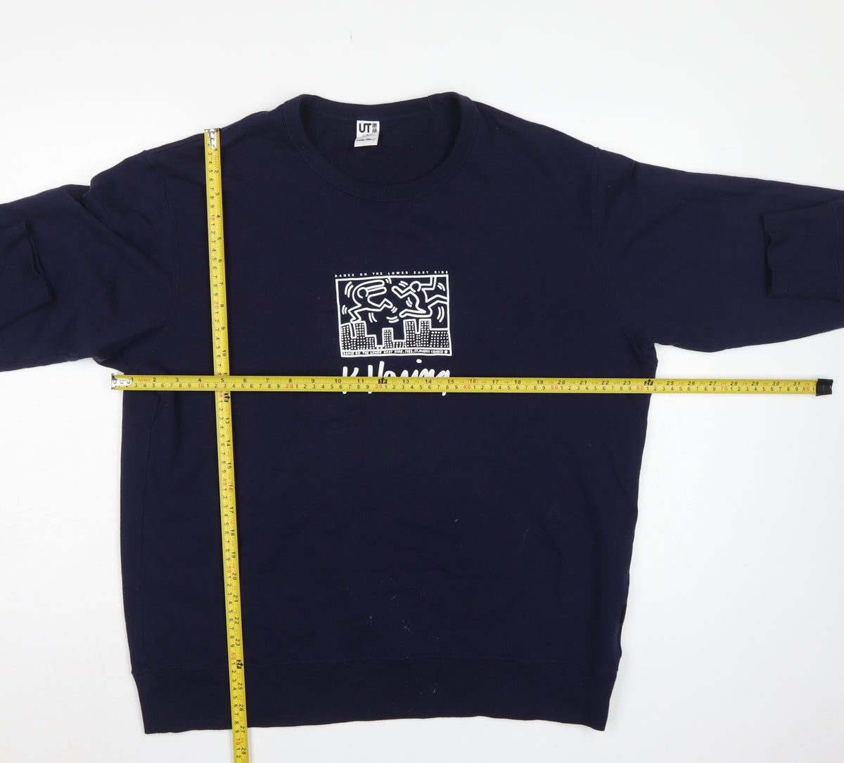 Uniqlo UT Keith Haring Unisex Blue XL Pullover Graphic Sweatshirt