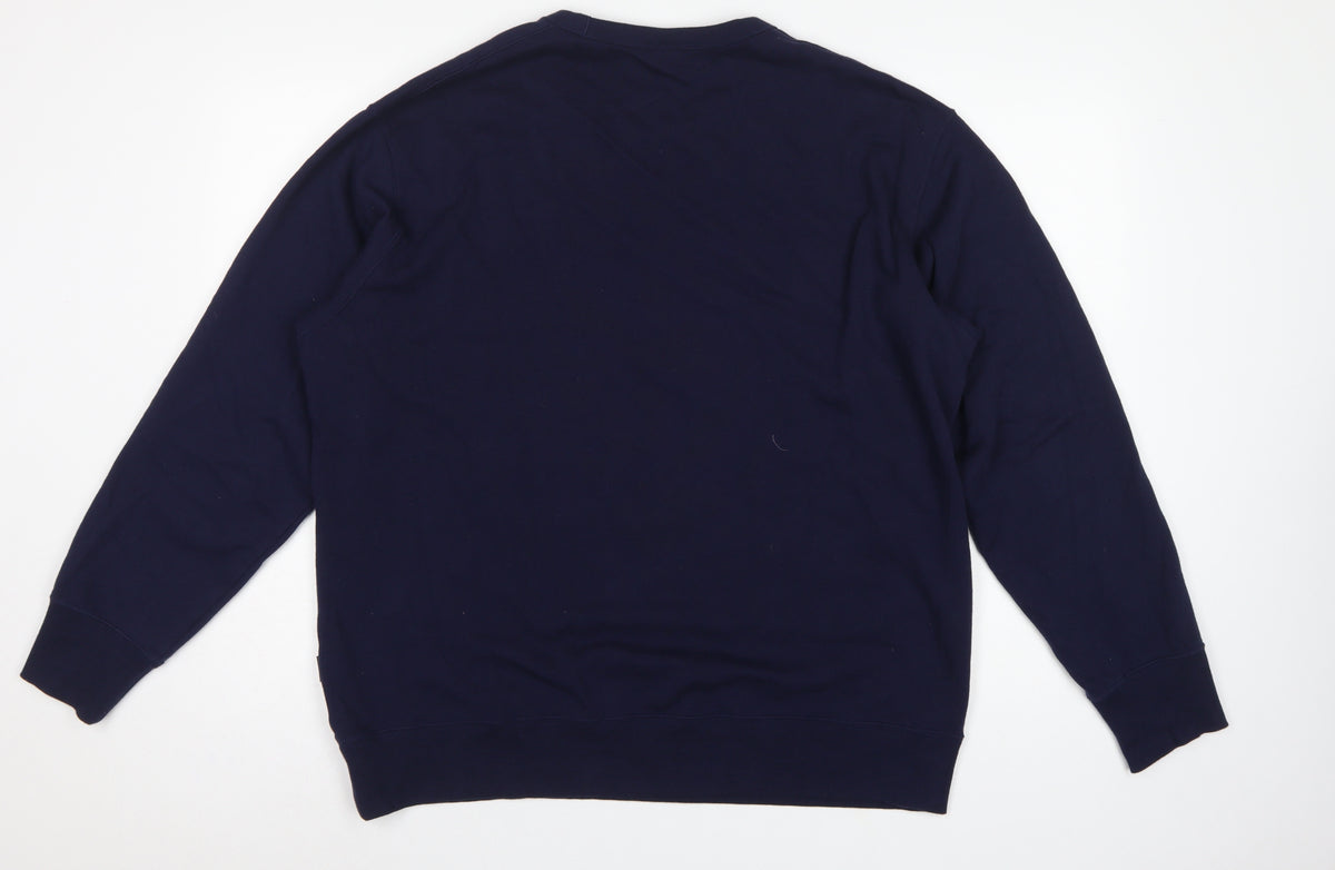 Uniqlo UT Keith Haring Unisex Blue XL Pullover Graphic Sweatshirt