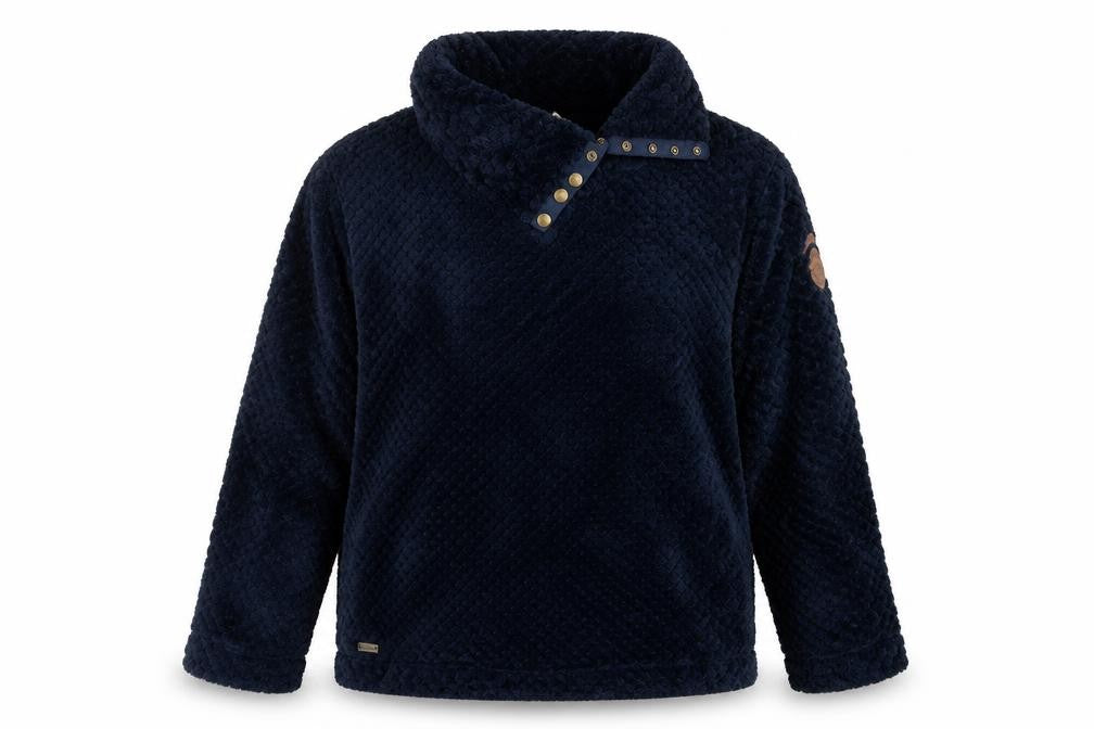 Regatta Women’s Blue UK 14 Hooded Fleece Snap Pullover