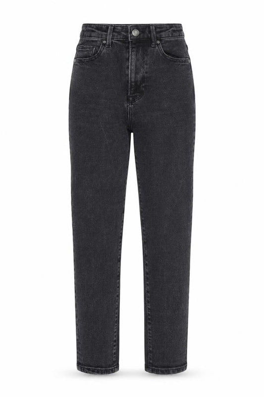 Stradivarius Women’s Black Mom Slim Jeans UK 6 High Rise