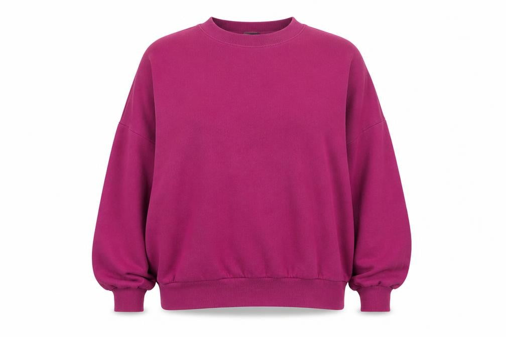 GAP Womens Purple L Pullover Crew Neck Fleece Sweatshirt