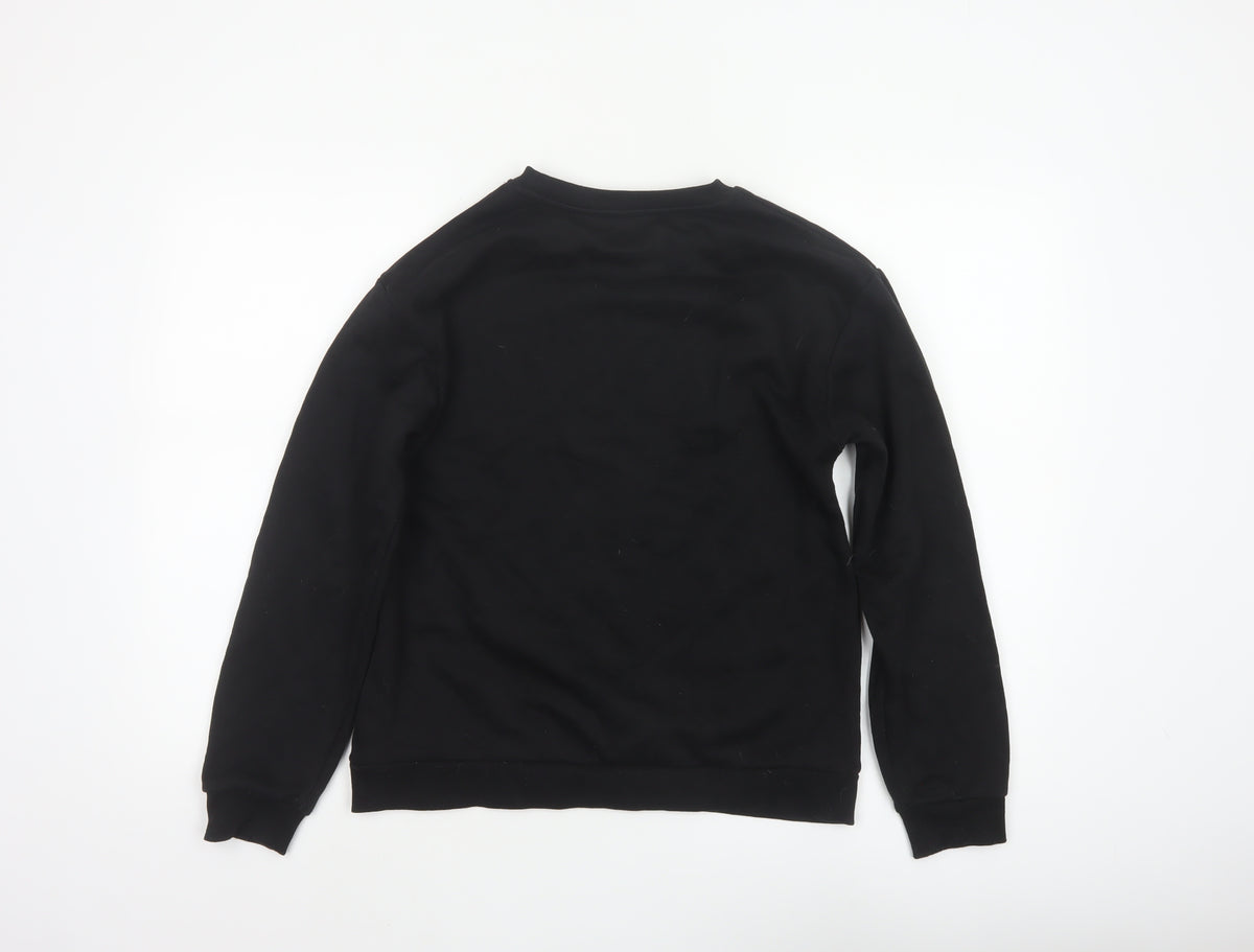 Olivia Rodrigo Girls Black 13-14 Years Pullover Graphic Sweatshirt