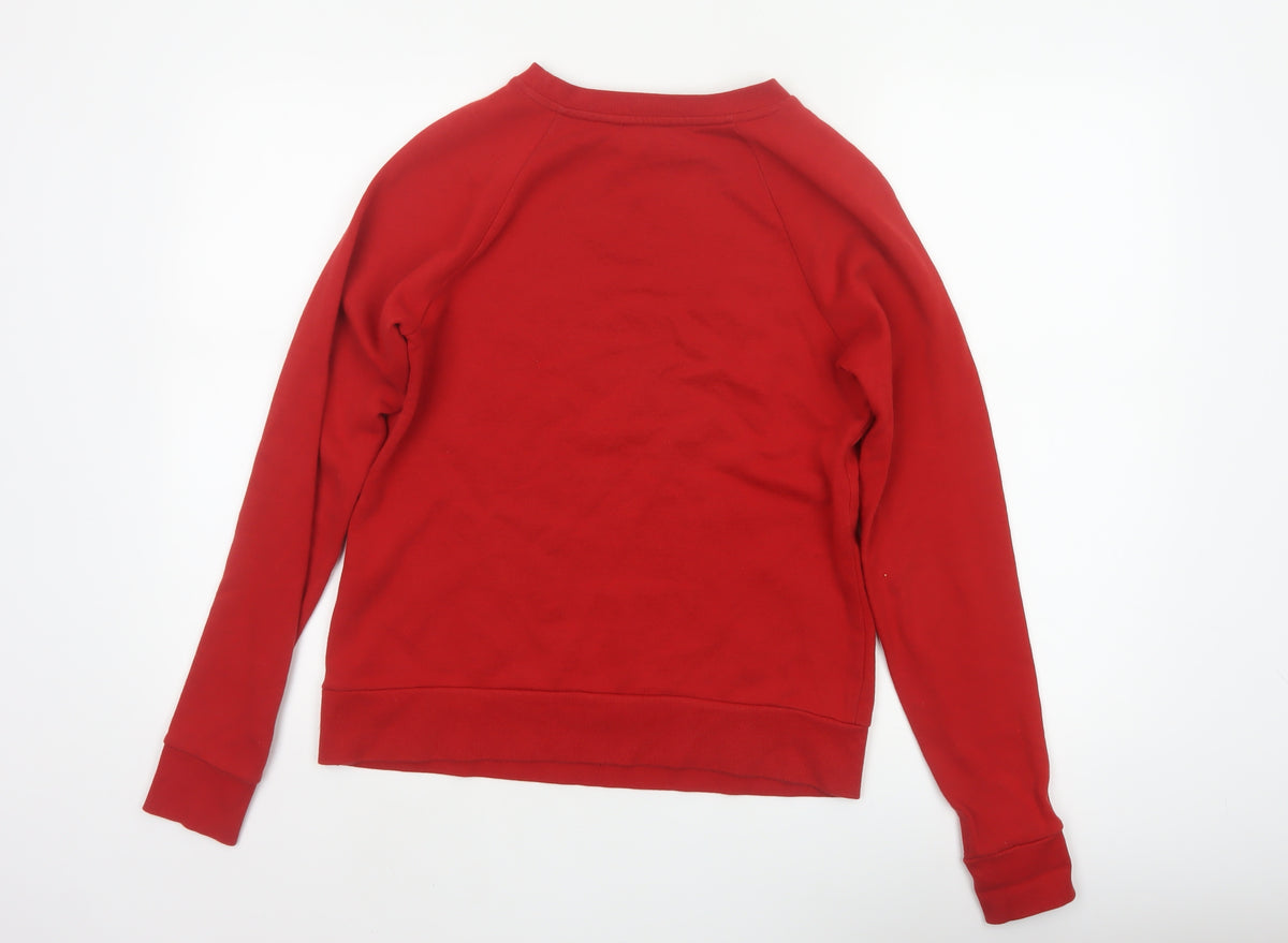 Warehouse Women’s Red S Pullover Sweatshirt Dream a Little Dream