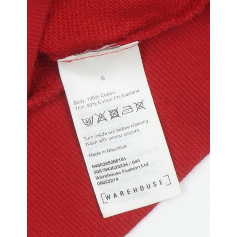 Warehouse Women’s Red S Pullover Sweatshirt Dream a Little Dream