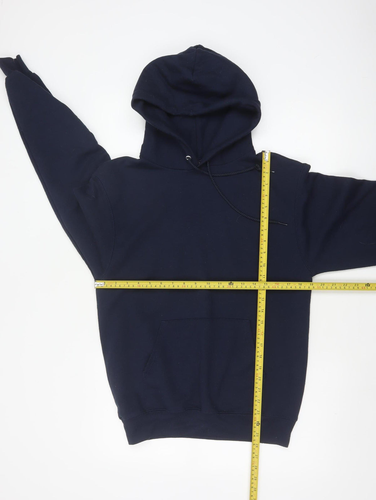 Champion Men's Navy S Pullover Hoodie Logo Kangaroo Pocket