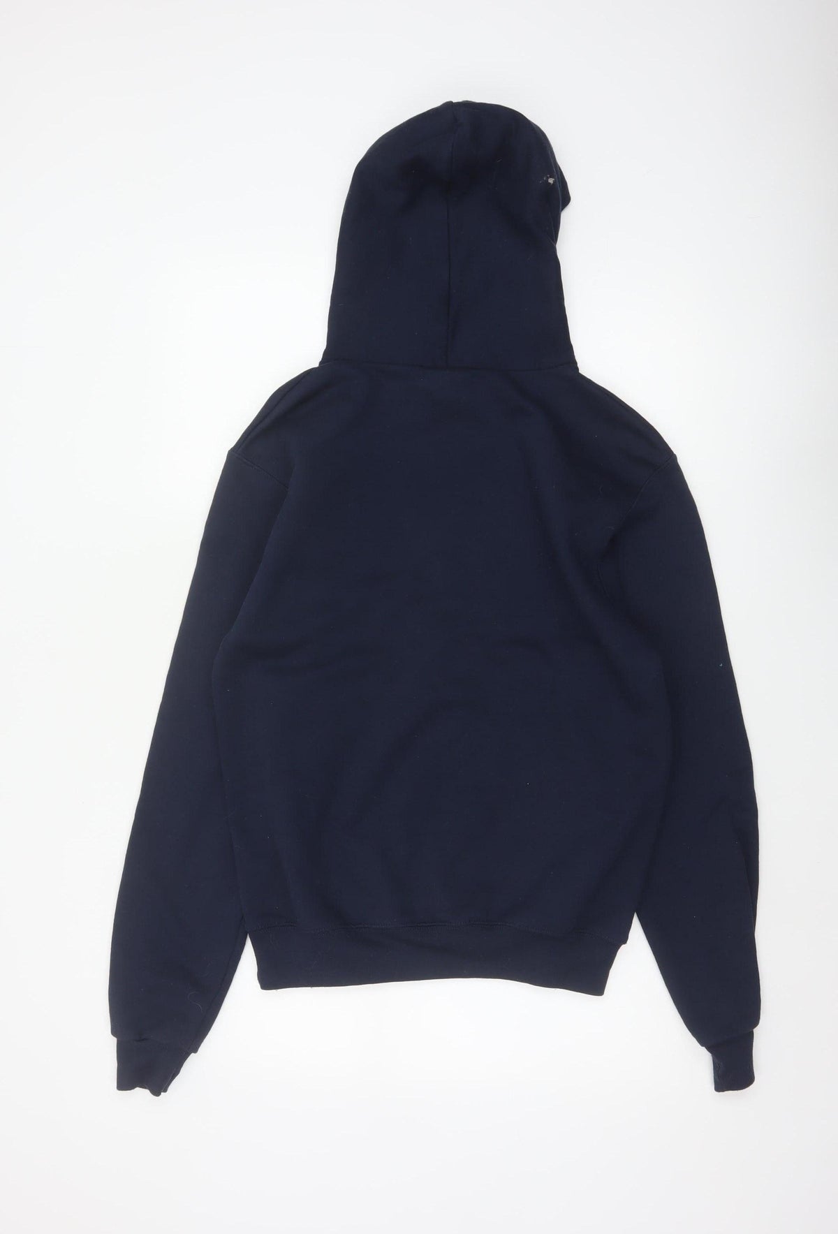 Champion Men's Navy S Pullover Hoodie Logo Kangaroo Pocket