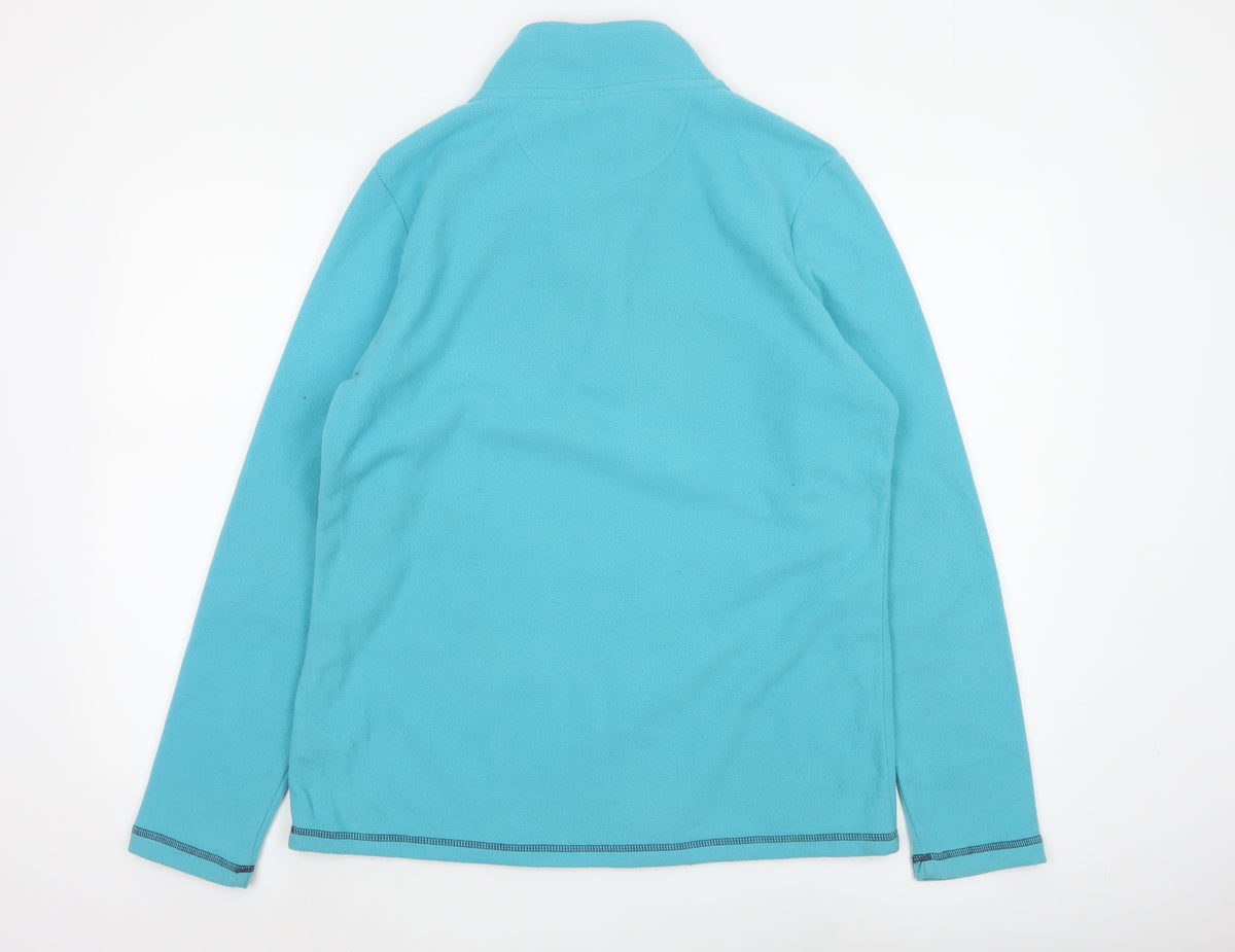 Peter Storm Women’s Turquoise UK 16 1/4 Zip Fleece Pullover Sweatshirt
