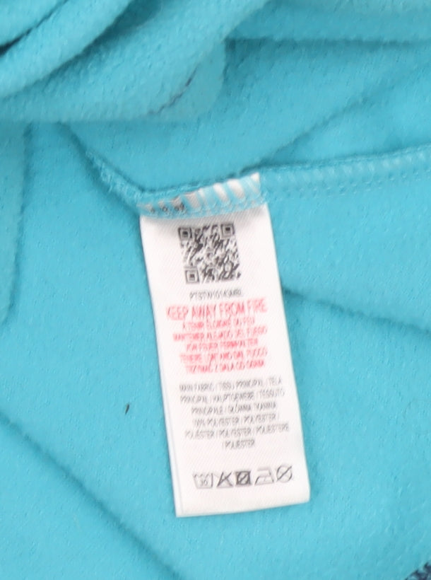 Peter Storm Women’s Turquoise UK 16 1/4 Zip Fleece Pullover Sweatshirt