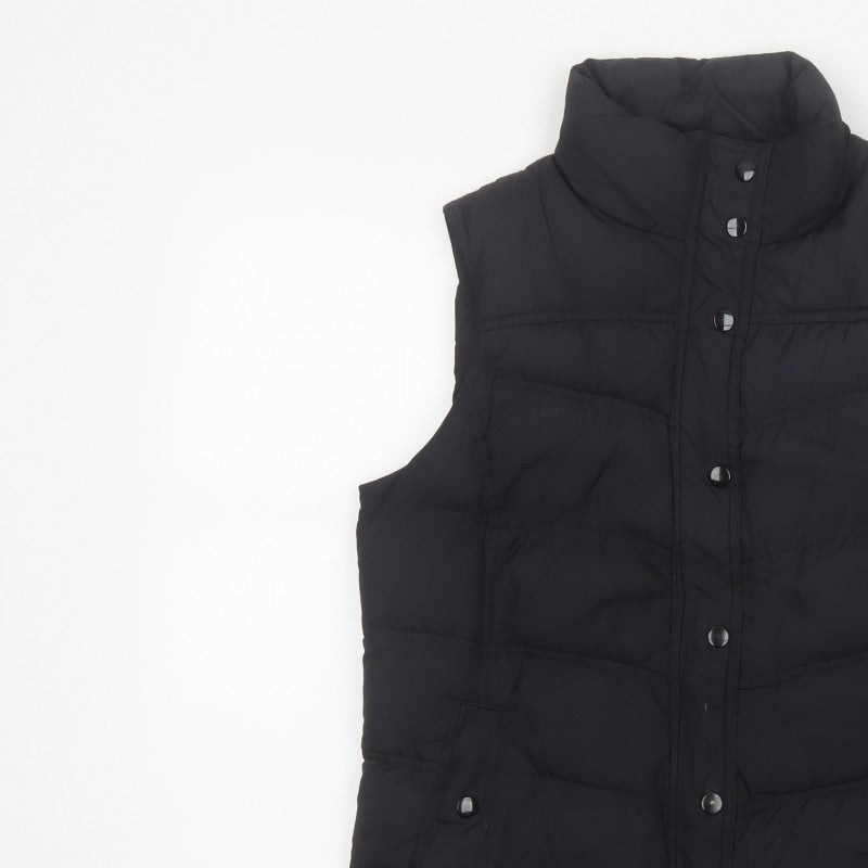 Cherokee Women Black Size 14 Padded Puffer Waistcoat