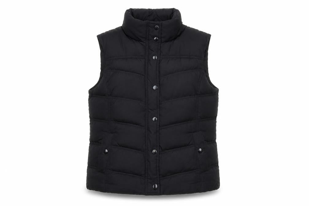 Cherokee Women Black Size 14 Padded Puffer Waistcoat