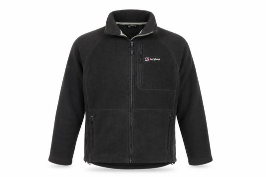 Berghaus Men’s Black Large Fleece Jacket Full Zip Hiking Outdoor