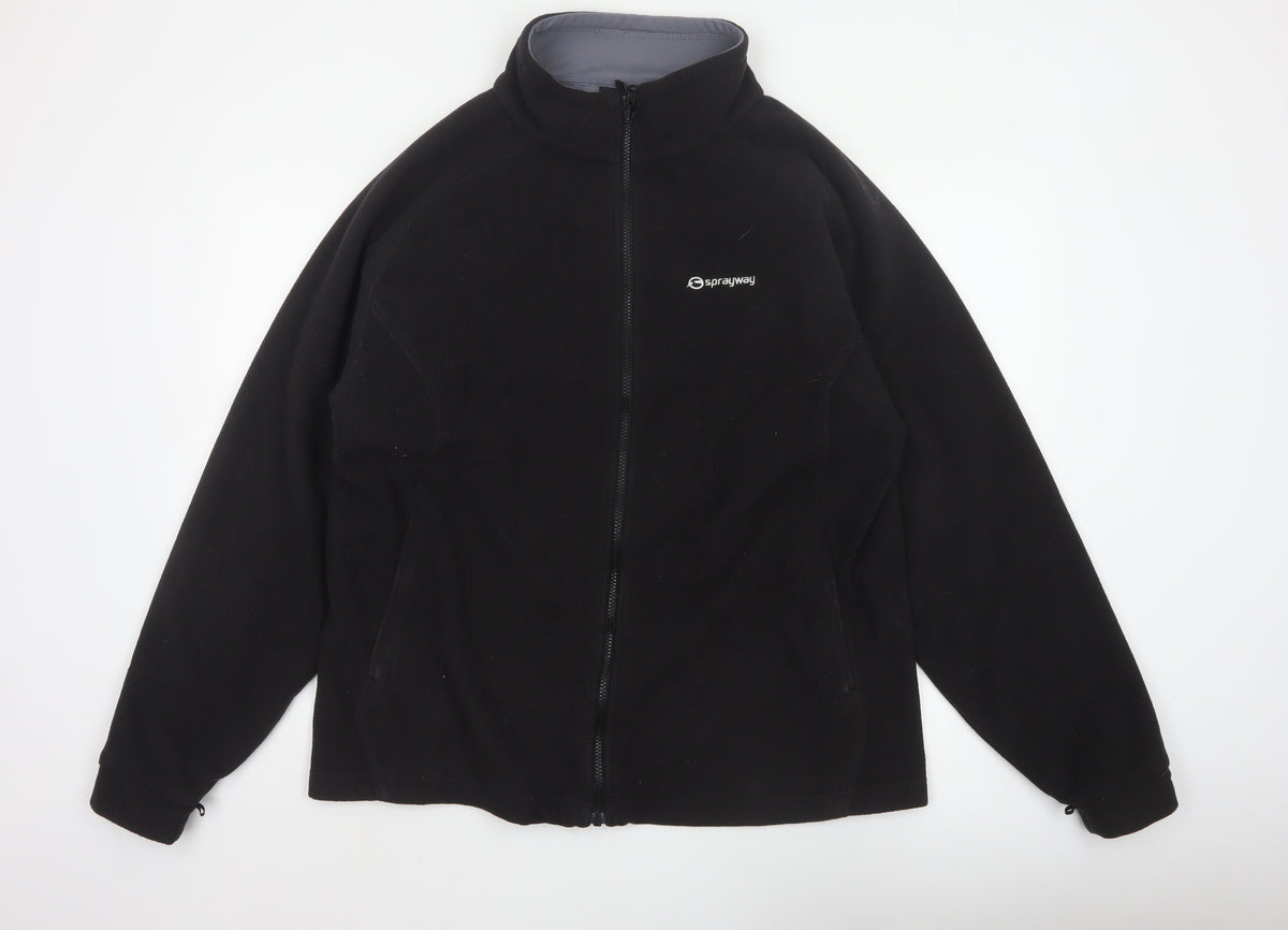 Sprayway Men’s Black XL TL Griffin Combi Fleece Full Zip Jacket