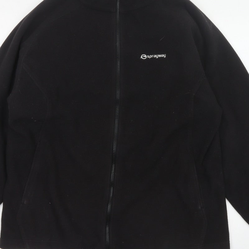 Sprayway Men’s Black XL TL Griffin Combi Fleece Full Zip Jacket