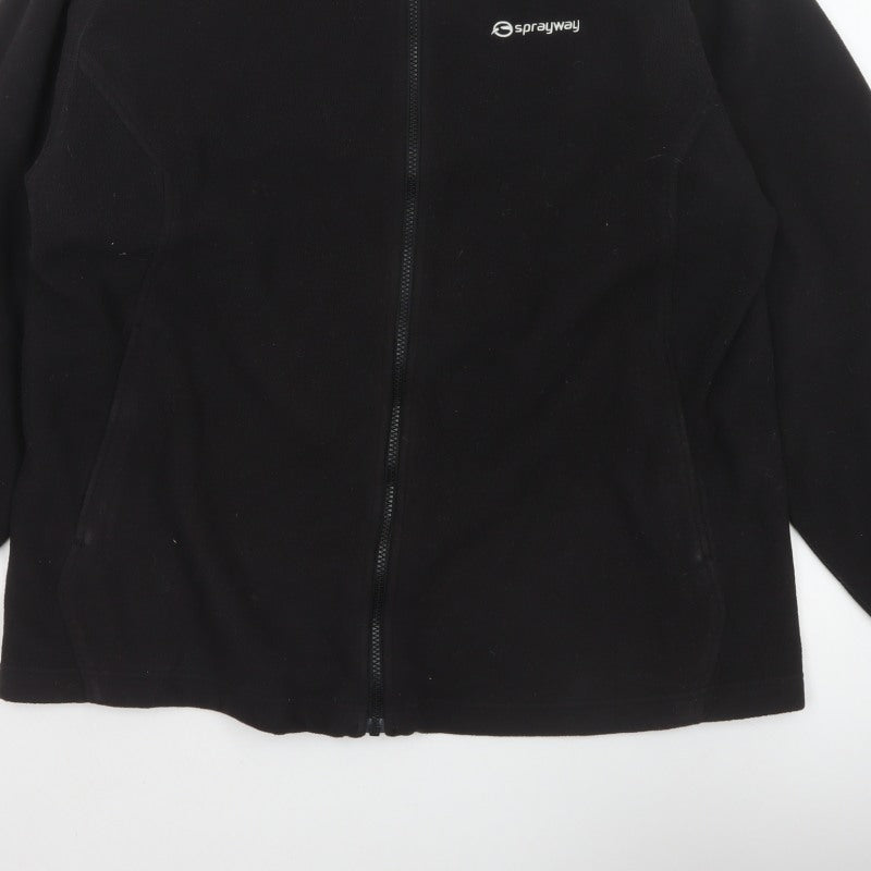 Sprayway Men’s Black XL TL Griffin Combi Fleece Full Zip Jacket