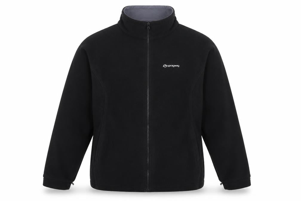 Sprayway Men’s Black XL TL Griffin Combi Fleece Full Zip Jacket