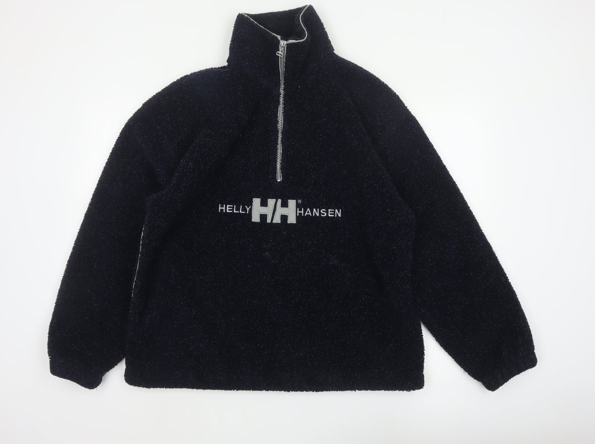 Helly Hansen Men’s Blue S 1/4 Zip Fleece Pullover Sweatshirt