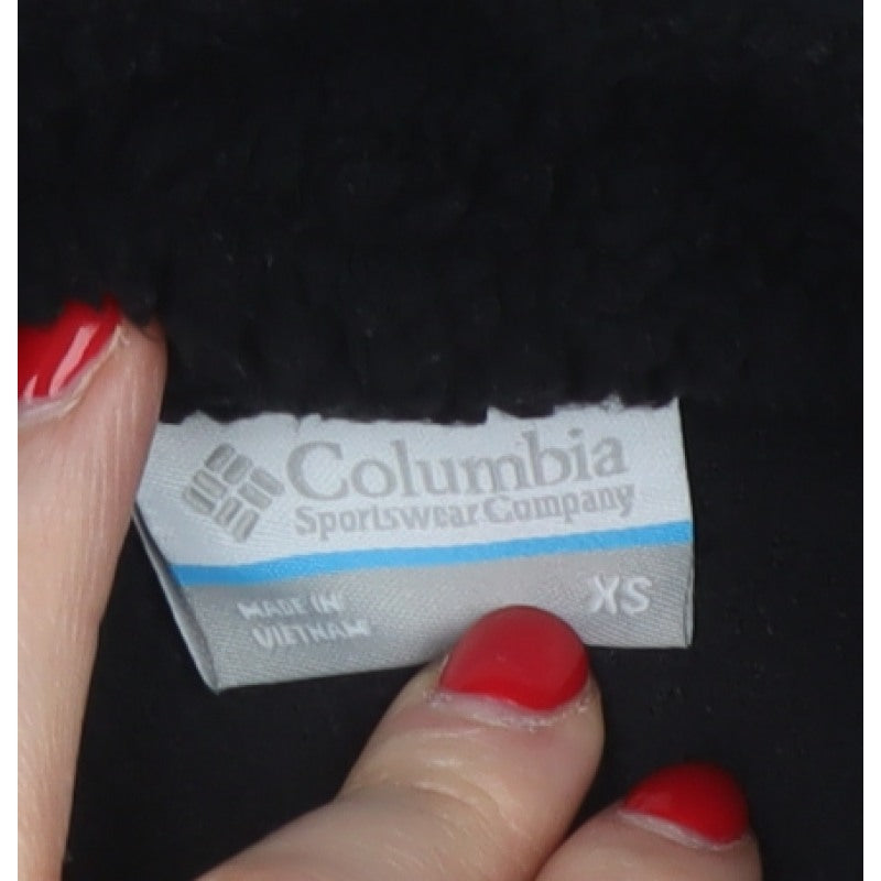 Columbia Women’s Black XS Basic Sherpa Fleece Full Zip Jacket
